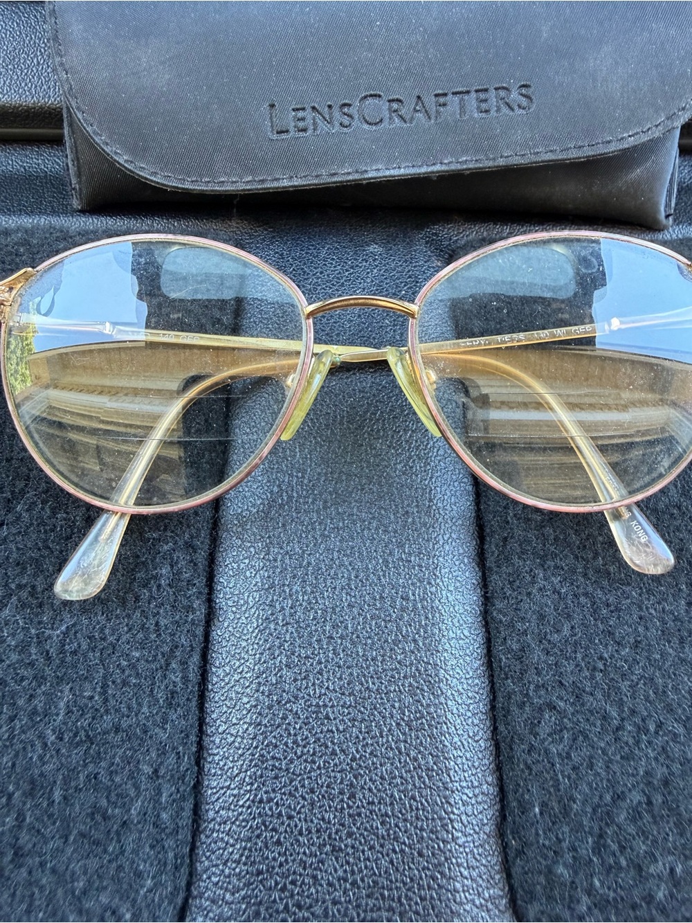 Men’s Gold Round Metal Eyeglasses - 12k gold filled arms